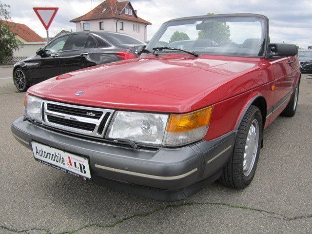 Rot Gebraucht 1989 Saab 900 Cabriolet Cabrio | 22.950 € - Bild 1/4