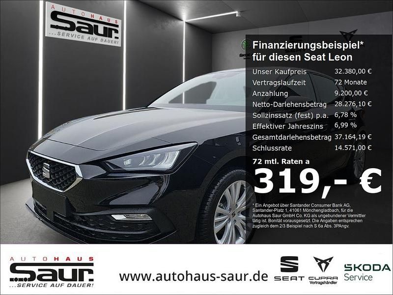 Schwarz Neu 2024 Seat Leon Style Limousine | 32.380 € (Etwas zu teuer) - Bild 1/4