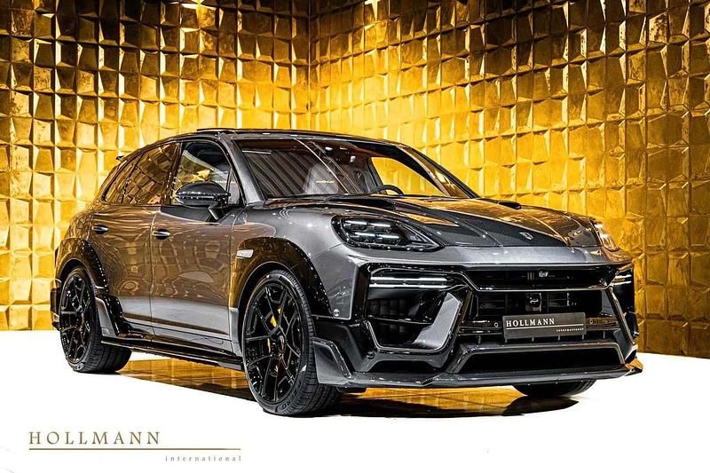 Quartzite gray metallic Neu 2025 Porsche Cayenne Turbo E-Hybrid SUV | 448.035 € - Bild 1/4