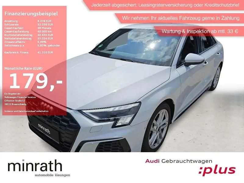 Weiß Gebraucht 2024 Audi S3 Ambiente Limousine | 41.310 € (Guter Preis) - Bild 1/4