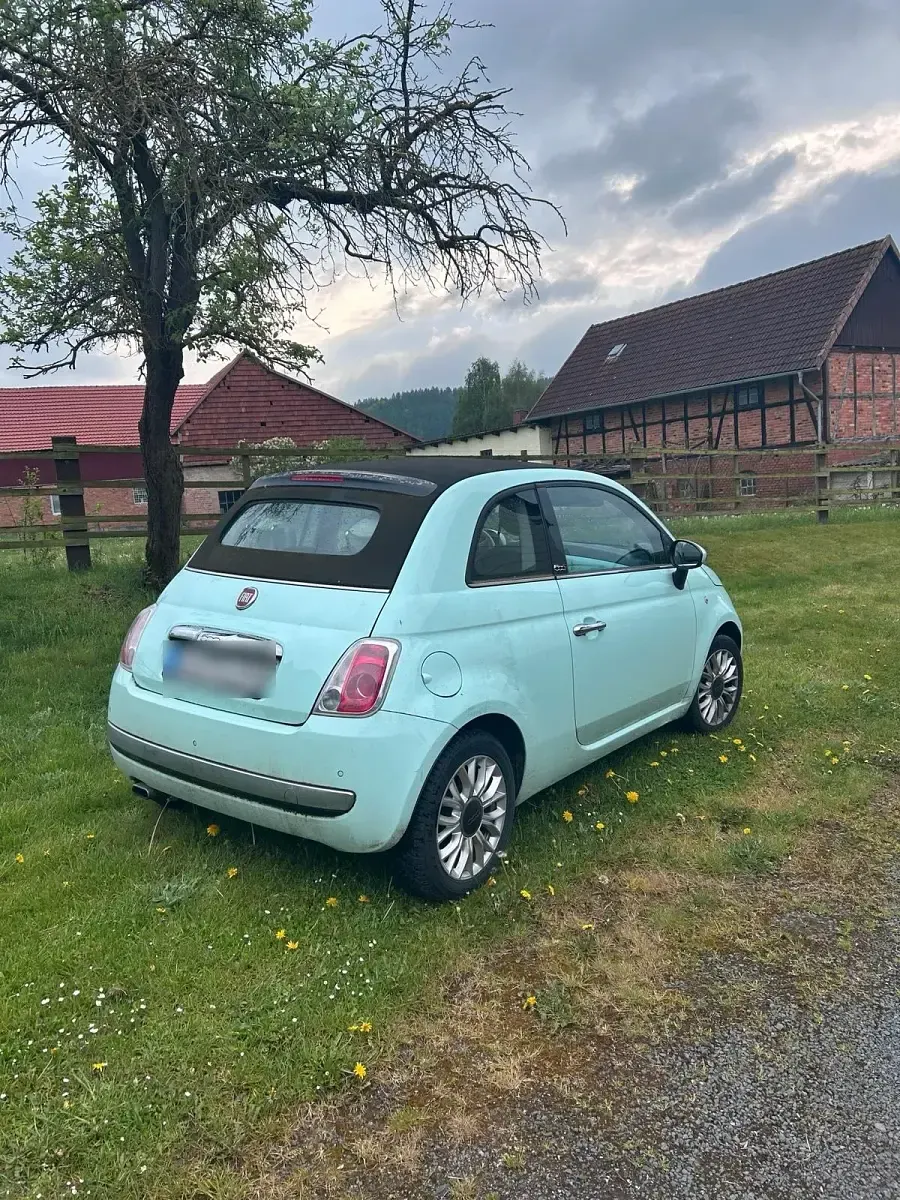 Gebraucht Fiat 500C 69 PS (50 kW) 2014 Grün Cabrio