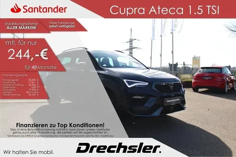 Second-hand Cupra Ateca 150 CP (110 kW) 2025 Negru SUV