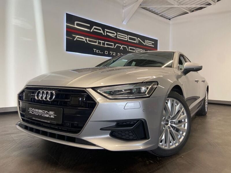 Florettsilber metallic Gebraucht 2020 Audi A7 Sportback Kleinwagen | 30.990 € (Superpreis) - Bild 1/4