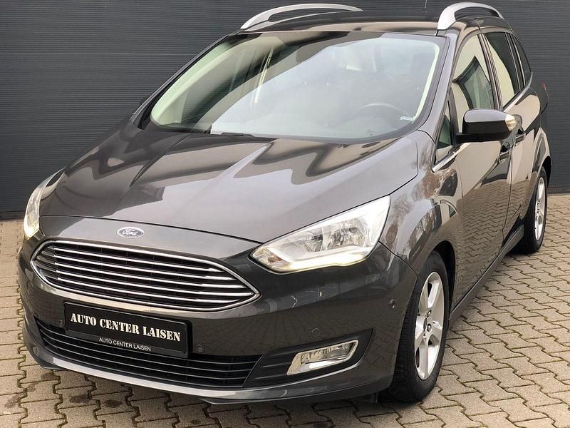 Grau Gebraucht 2016 Ford Grand C-Max Titanium Van / Kleinbus | 9.999 € (Fairer Preis) - Bild 1/3