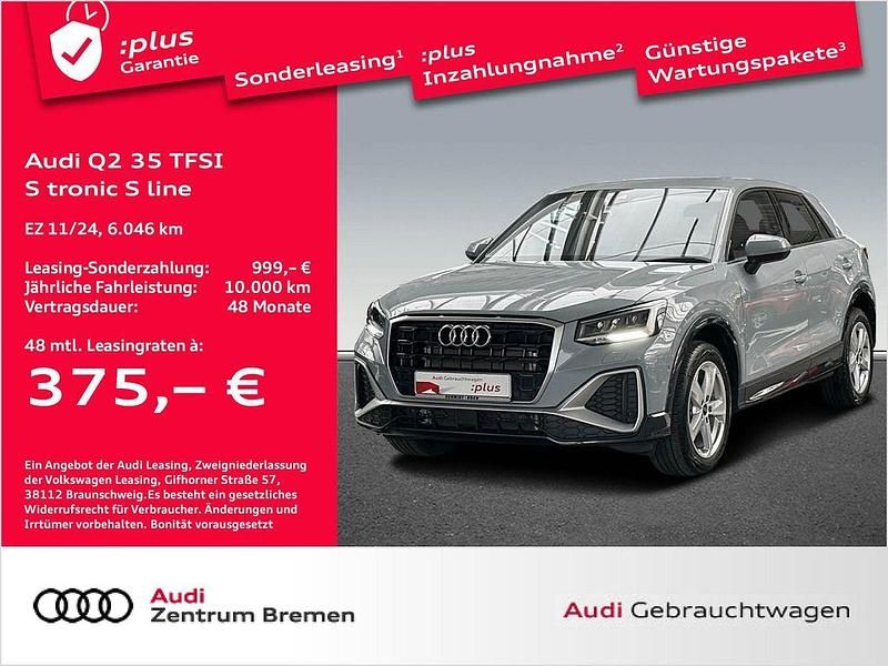 Pfeilgrau perleffekt Gebraucht 2024 Audi Q2 S-Line SUV | 33.350 € (Etwas zu teuer) - Bild 1/4