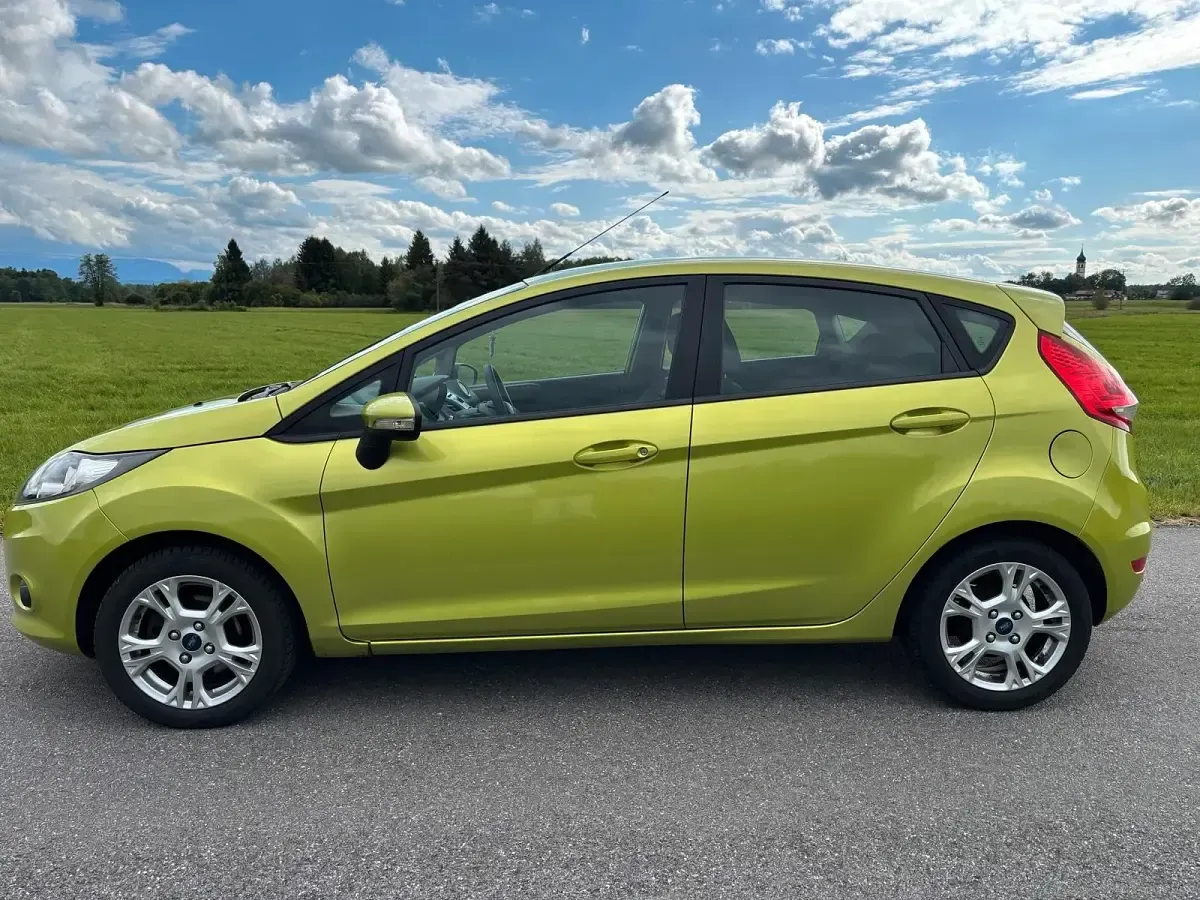 Gebraucht Ford Fiesta 82 PS (60 kW) 2009 Grün Kleinwagen