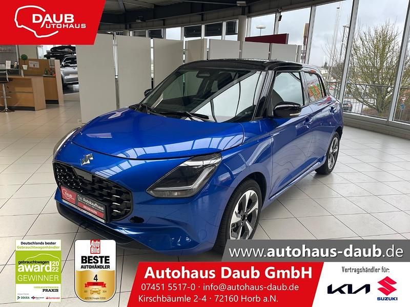 Frontier blue pearl met Neu 2025 Suzuki Swift Comfort+ Kleinwagen | 19.290 € - Bild 1/4