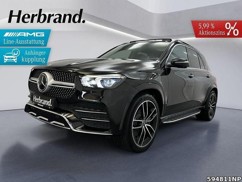 Metalliclack obsidianschwarz m Gebraucht 2020 Mercedes GLE400 AMG SUV | 60.890 € (Superpreis) - Bild 1/4