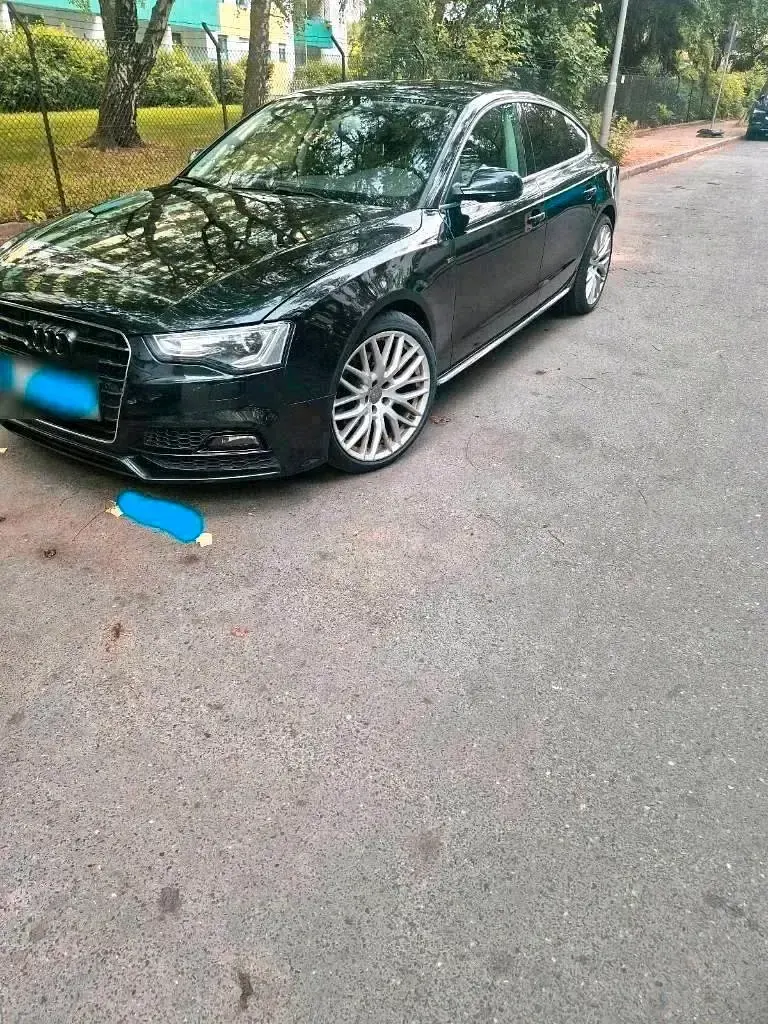 Gebraucht Audi A5 Sportback S-Line 190 PS (139 kW) 2015 Schwarz Kleinwagen