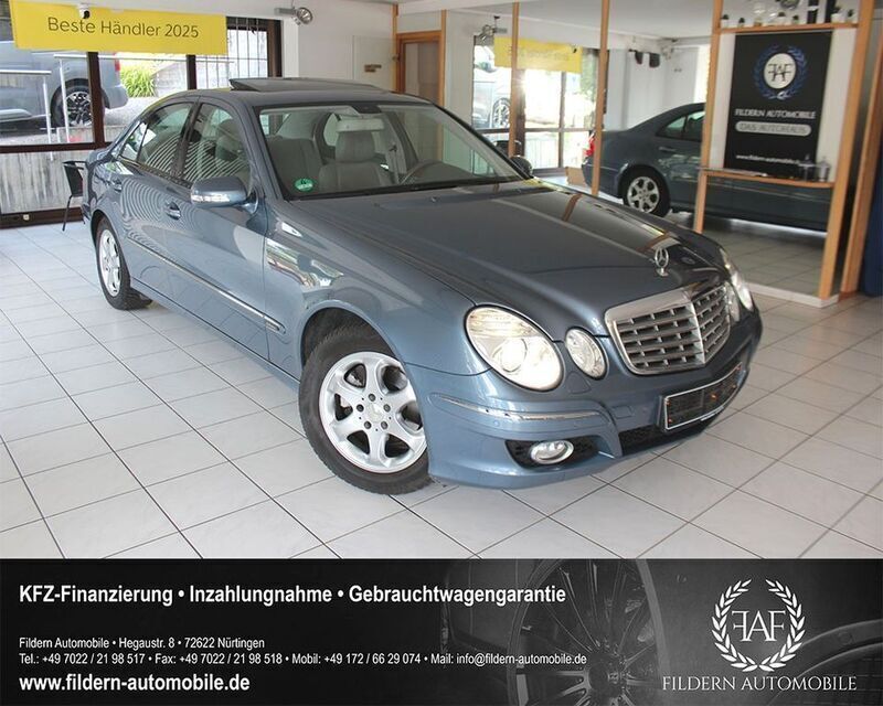 Silber Gebraucht 2007 Mercedes E280 Elegance Limousine | 12.499 € (Teuer) - Bild 1/4
