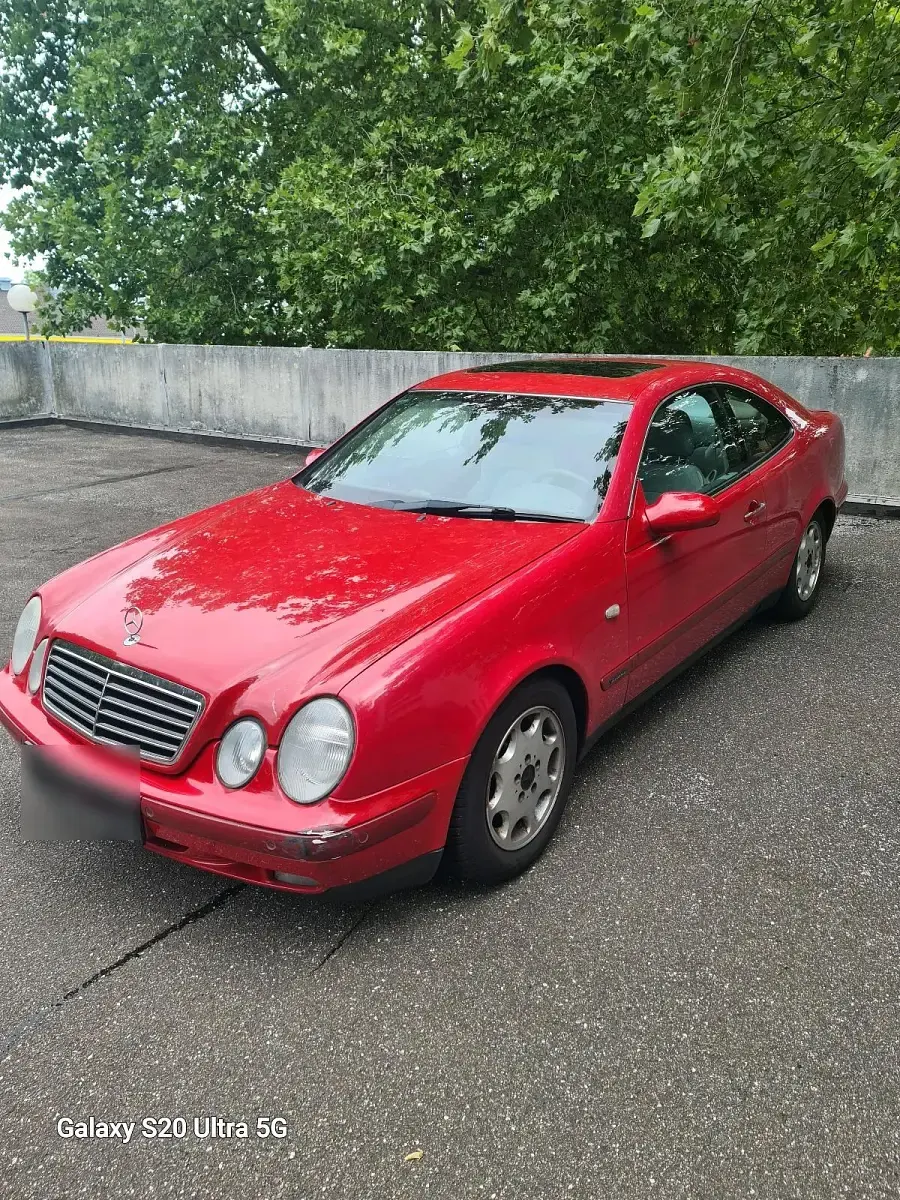 Gebraucht Mercedes CLK200 184 PS (135 kW) 1997 Rot Coupé