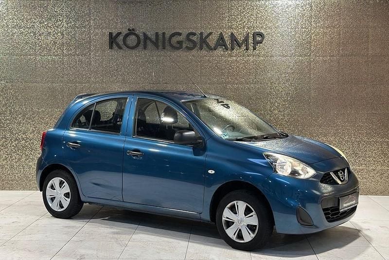 Blau Gebraucht 2015 Nissan Micra Visia Kleinwagen | 3.990 € (Guter Preis) - Bild 1/4