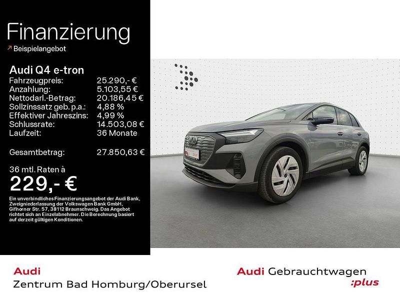Kieselgrau Gebraucht 2022 Audi Q4 e-tron Basis SUV | 25.290 € (Etwas zu teuer) - Bild 1/4