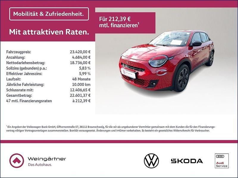 Rot Gebraucht 2023 Fiat 600E Red SUV | 23.420 € (Guter Preis) - Bild 1/4