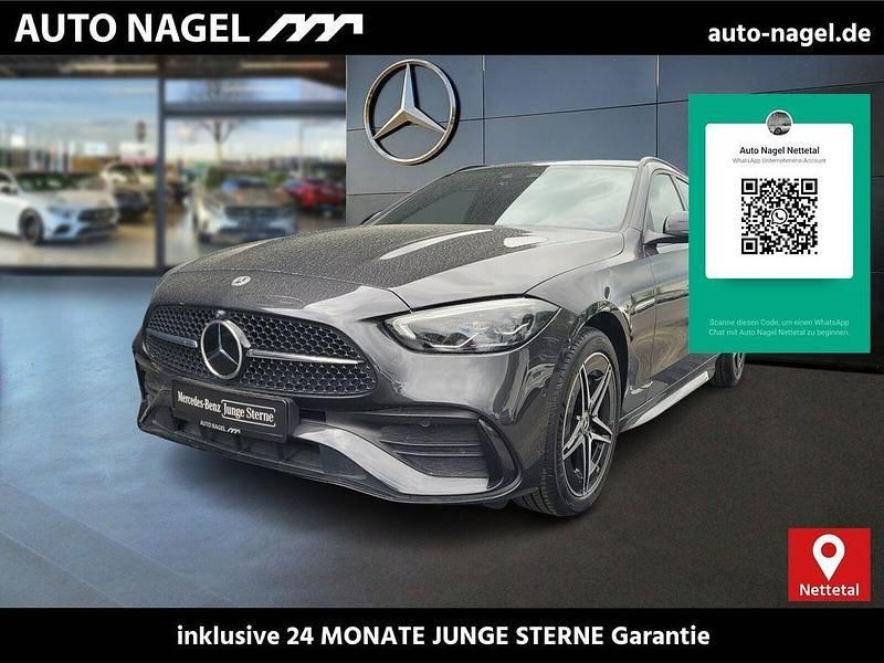 Grau Gebraucht 2024 Mercedes C300e Advanced Kombi | 44.890 € (Fairer Preis) - Bild 1/4