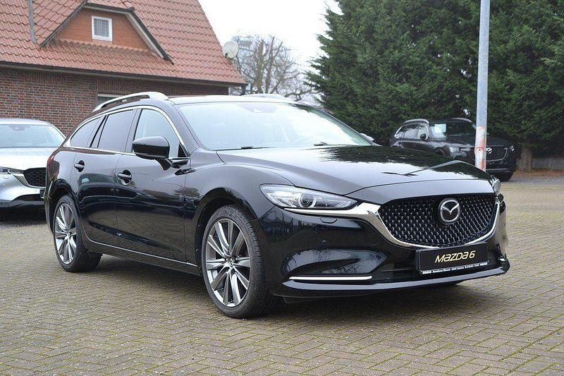 Schwarz Gebraucht 2019 Mazda 6 Sports-Line Kombi | 18.250 € (Fairer Preis) - Bild 1/4