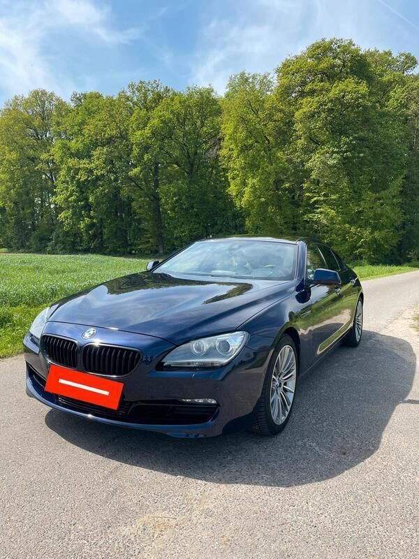 Blau Gebraucht 2014 BMW 640 M Sport Coupé | 19.900 € - Bild 1/4