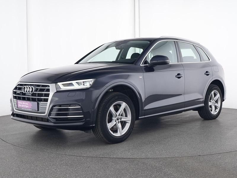 Mondscheinblau Gebraucht 2021 Audi Q5 Comfort SUV | 26.592 € (Superpreis) - Bild 1/4