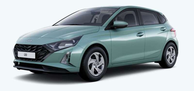 Mangrove green / mic Gebraucht 2024 Hyundai i20 Select Kleinwagen | 18.600 € (Fairer Preis) - Bild 1/4