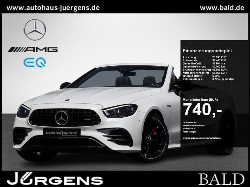 Manufaktur lack manufaktur opalithweiss bright Gebraucht 2023 Mercedes E53 AMG AMG Cabrio | 76.230 € (Fairer Preis) - Bild 1/4