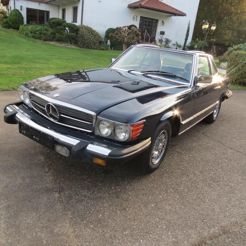 Blau Gebraucht 1984 Mercedes 380 Cabrio | 12.980 € - Bild 1/4