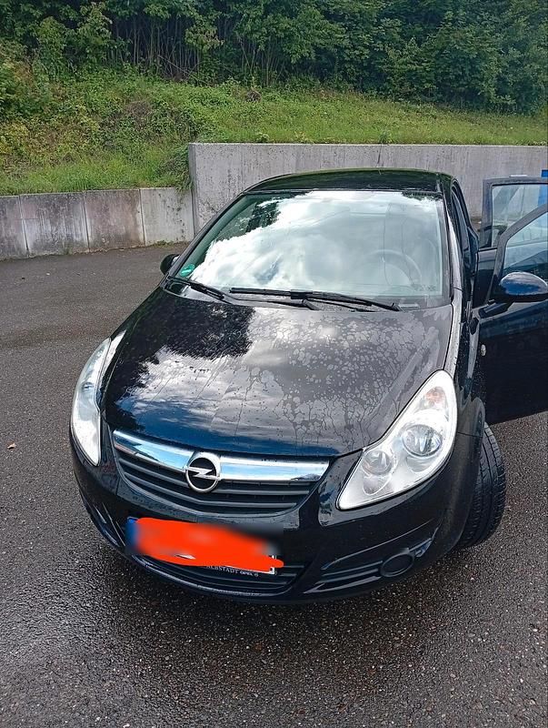 Schwarz Gebraucht 2009 Opel Corsa Kleinwagen | 2.900 € (Guter Preis) - Bild 1/4