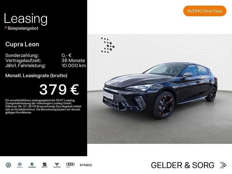 Mitternachtsschwarz Gebraucht 2025 Cupra Leon Limousine | 32.990 € (Fairer Preis) - Bild 1/4