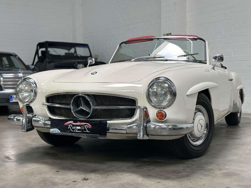 Weiß Gebraucht 1962 Mercedes 190 Cabrio | 119.000 € - Bild 1/4