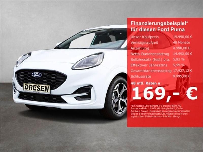 Gebraucht Ford Puma ST-Line 126 PS (92 kW) 2024 Frostweiß SUV