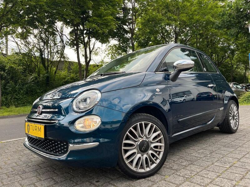 Blau Gebraucht 2018 Fiat 500C Cabrio | 10.844 € (Fairer Preis) - Bild 1/4