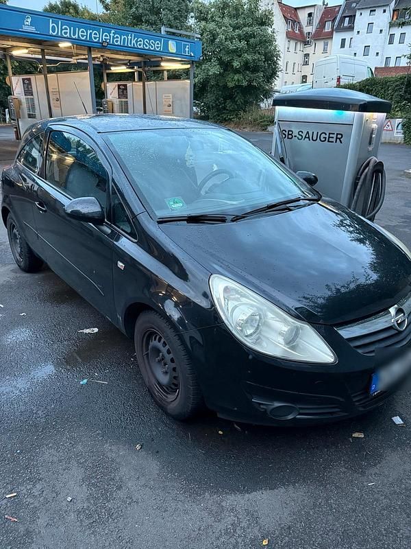 Schwarz Gebraucht 2007 Opel Corsa Coupé | 1.000 € (Superpreis) - Bild 1/4