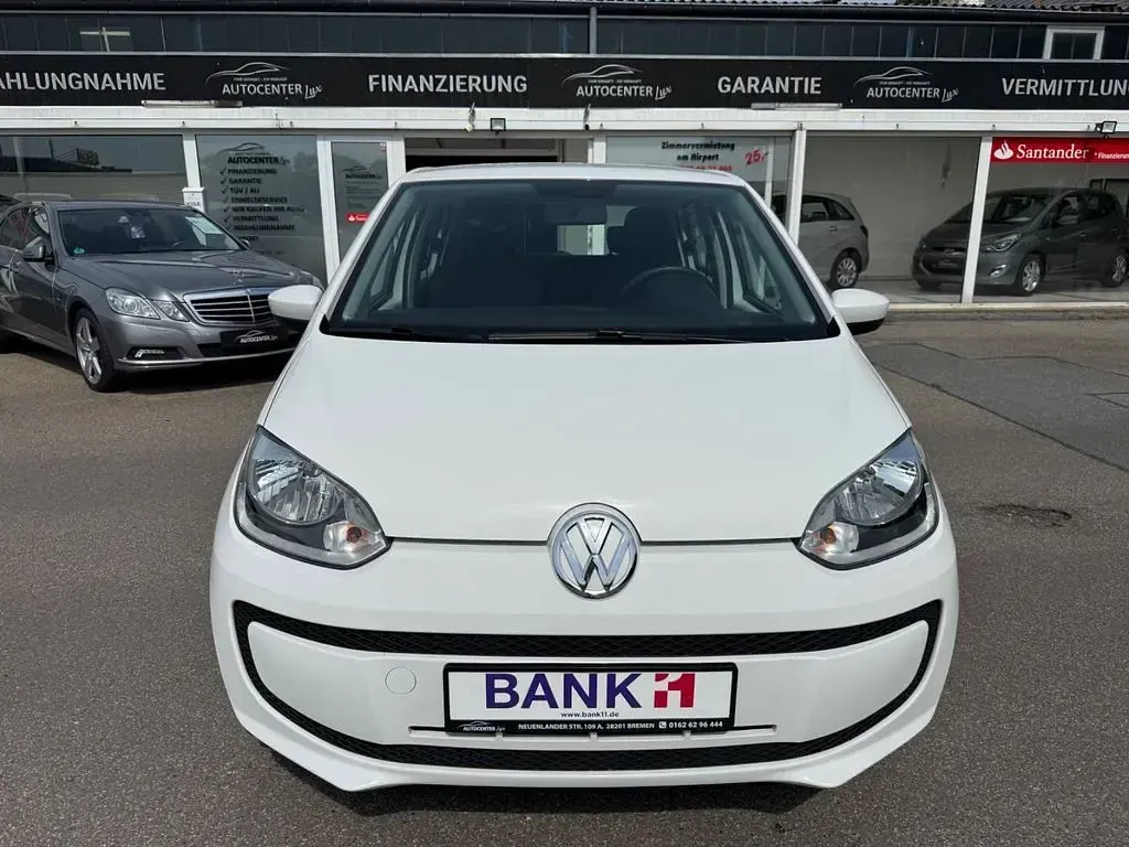 Gebraucht VW up! move up! 60 PS (44 kW) 2015 Weiß Kleinwagen