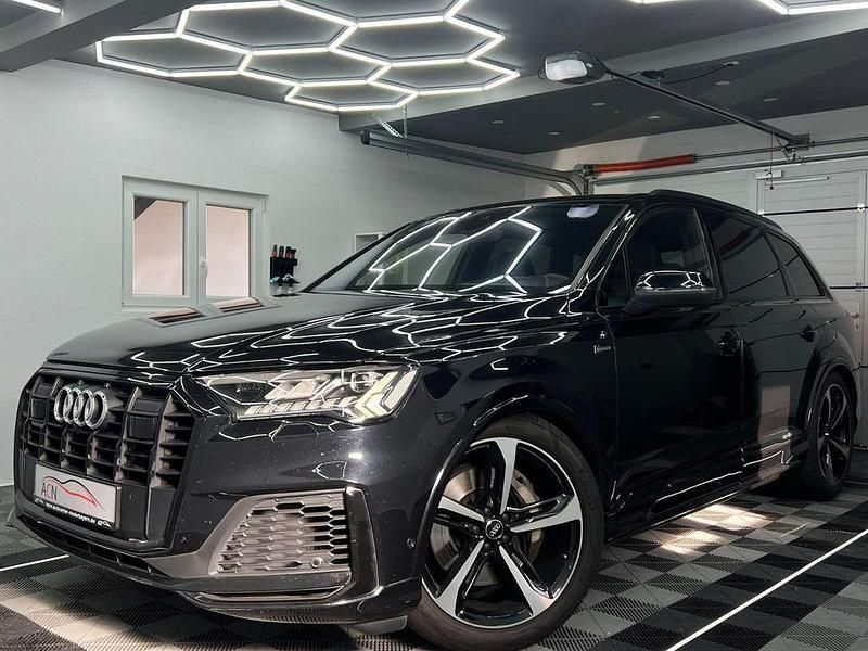 Schwarz Gebraucht 2020 Audi Q7 S-Line SUV | 56.950 € (Teuer) - Bild 1/4