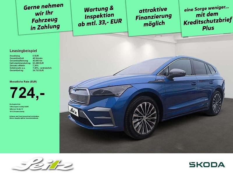 Race blau metallic Gebraucht 2025 Skoda Enyaq iV LAURIN & KLEMENT SUV | 51.998 € (Fairer Preis) - Bild 1/3
