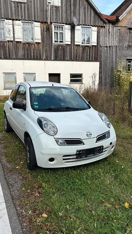 Weiß Gebraucht 2009 Nissan Micra Kleinwagen | 450 € (Superpreis) - Bild 1/4