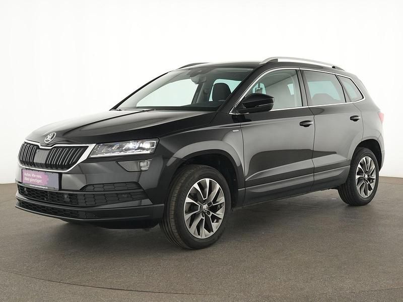 Schwarz magic Gebraucht 2021 Skoda Karoq Clever SUV | 24.845 € (Superpreis) - Bild 1/4