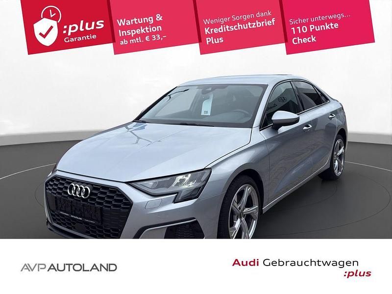 Florettsilber Gebraucht 2021 Audi A3 Advanced Plus Limousine | 22.400 € (Superpreis) - Bild 1/4