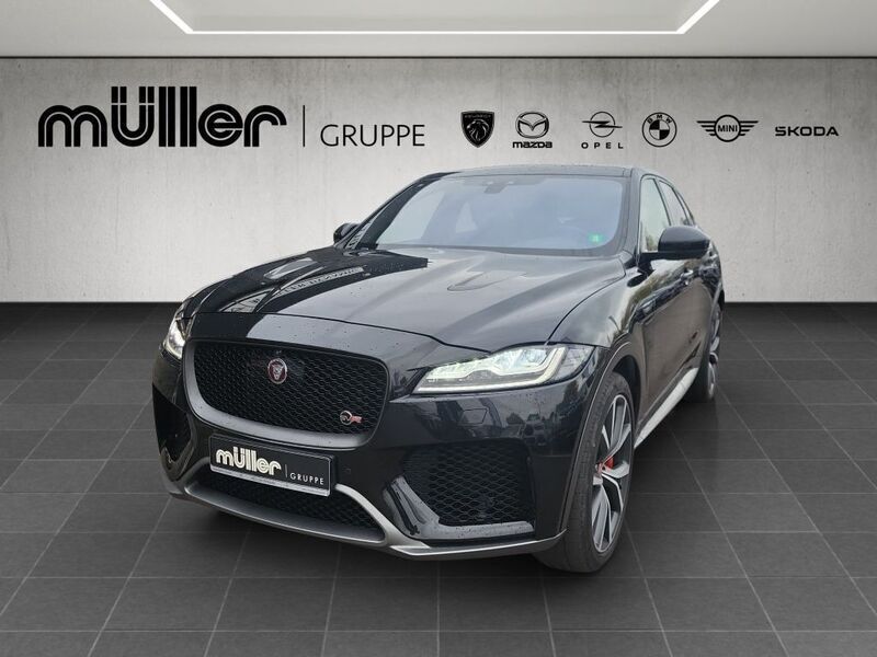 Santorini black Gebraucht 2020 Jaguar F-Pace SVR SUV | 43.990 € (Superpreis) - Bild 1/4