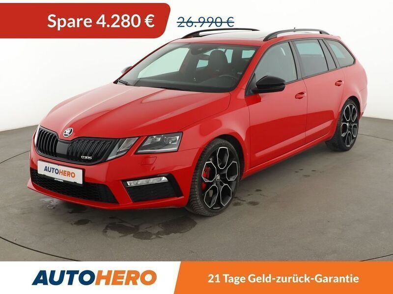 Rot Gebraucht 2019 Skoda Octavia RS Limousine | 22.290 € (Fairer Preis) - Bild 1/3