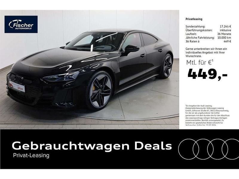 Schwarz Gebraucht 2024 Audi e-tron GT quattro Sport Limousine | 89.980 € (Teuer) - Bild 1/4