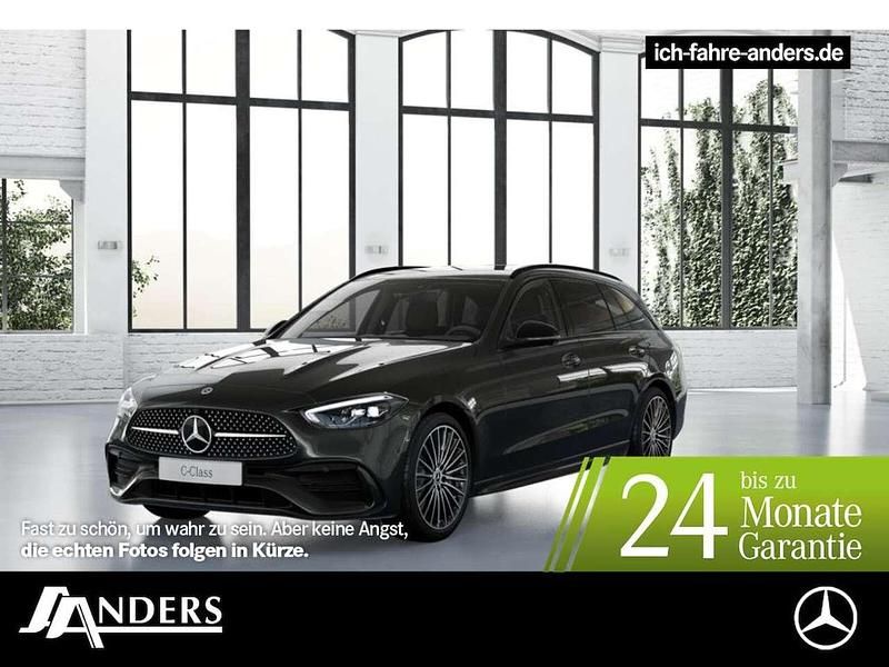 Graulack graphitgrau Gebraucht 2024 Mercedes C220 AMG Kombi | 44.850 € (Teuer) - Bild 1/3