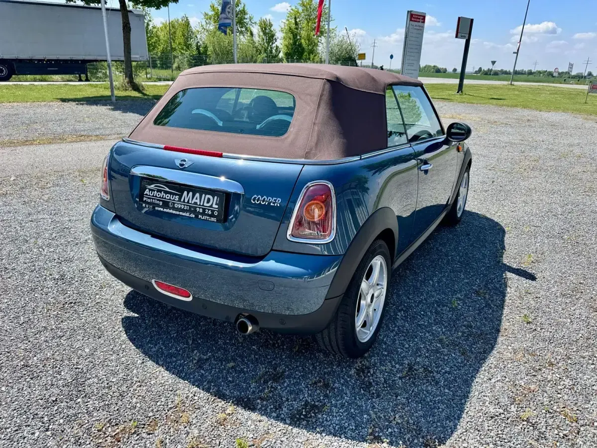 Gebraucht Mini Cooper Cabriolet 120 PS (88 kW) 2009 Blau Cabrio
