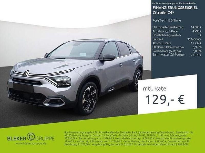 Gebraucht Citroën C4 PureTech 131 PS (96 kW) 2023 Lack grau artense/typ aussenverkleidung metalliclackierung SUV