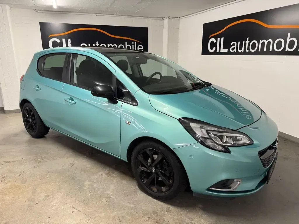 Gebraucht Opel Corsa Color Edition 90 PS (66 kW) 2015 Grün Kleinwagen
