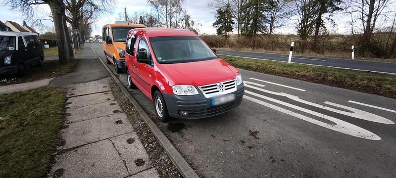 Gebraucht VW Caddy 105 PS (77 kW) 2006 Rot Van / Kleinbus