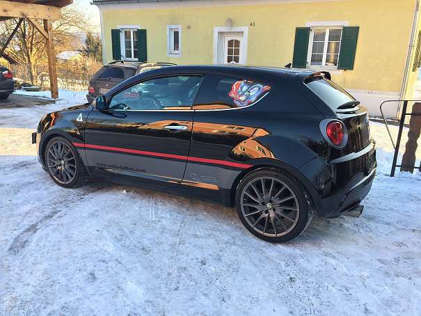 Gebraucht Alfa Romeo MiTo Quadrifoglio Verde 170 PS (125 kW) 2010 Schwarz metallic Kleinwagen