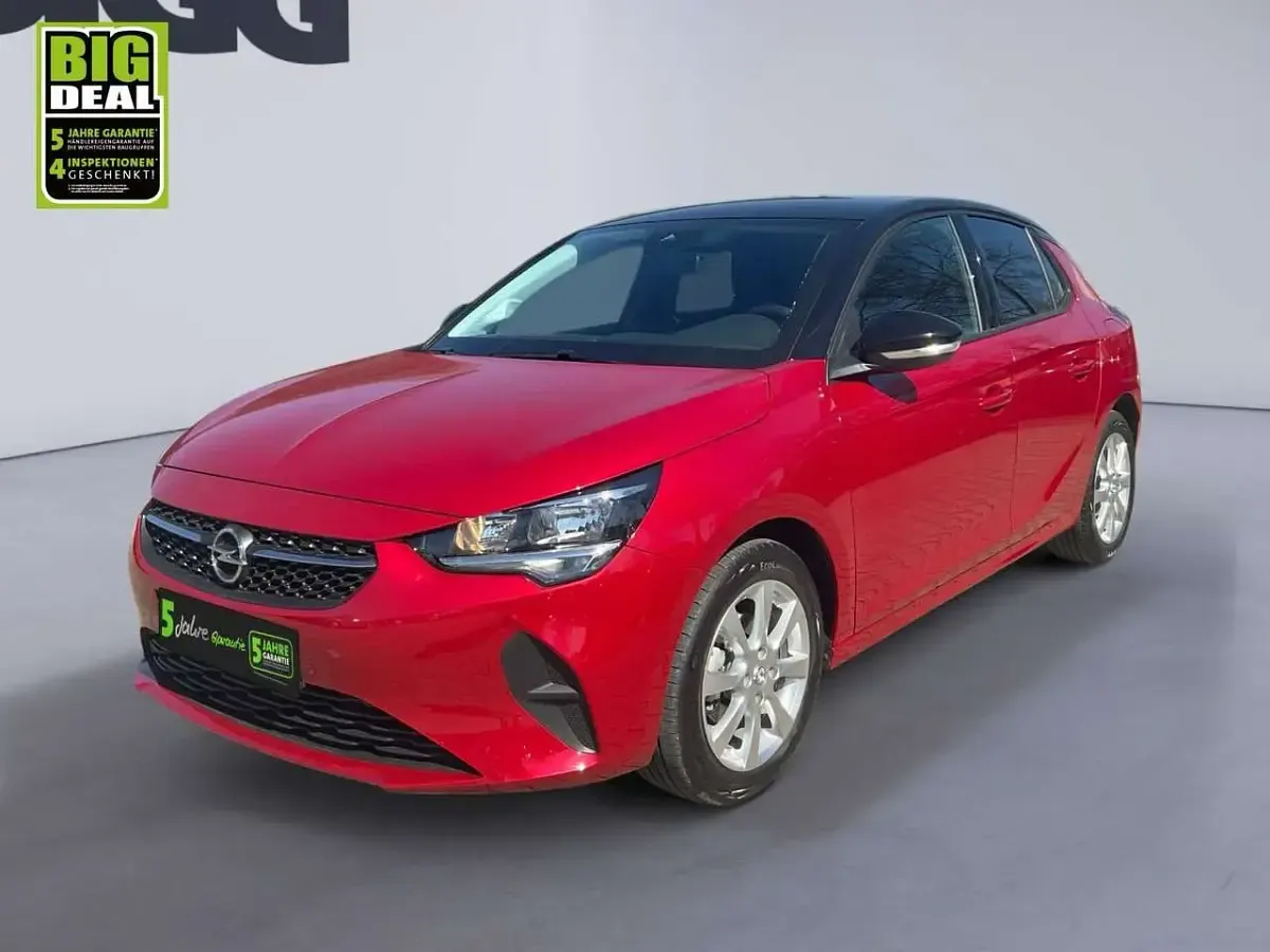 Gebraucht Opel Corsa Edition 75 PS (55 kW) 2023 Chili rot/kardio rot Kleinwagen