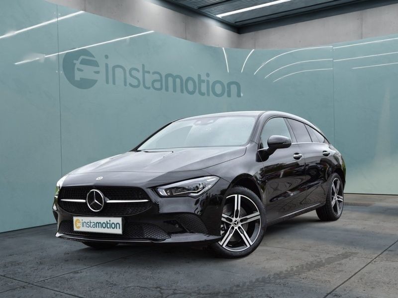 Schwarz Gebraucht 2021 Mercedes CLA250e Shooting Brake Progressive Kombi | 46.300 € - Bild 1/4