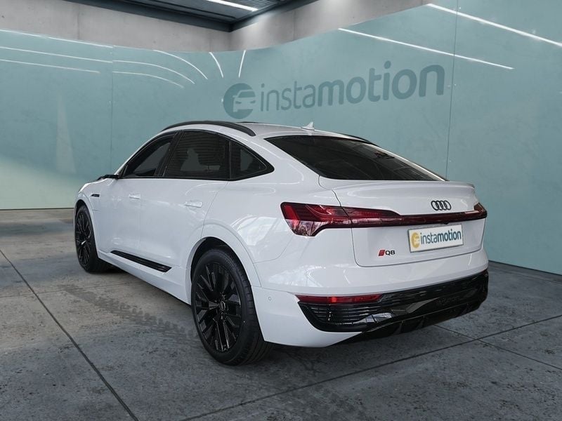 Gebraucht Audi Q8 e-tron S-Line 300 kW (408 PS) 2023 Weiß SUV