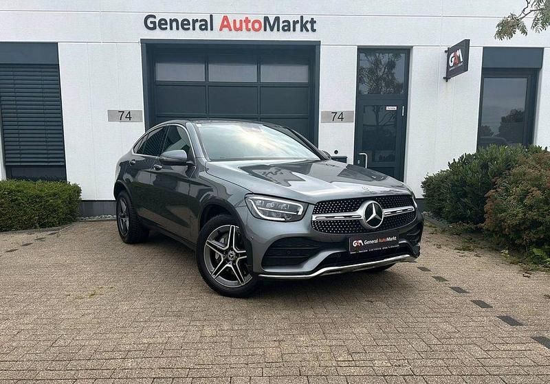 Grau Gebraucht 2022 Mercedes GLC220 AMG line Coupé | 44.100 € (Fairer Preis) - Bild 1/4